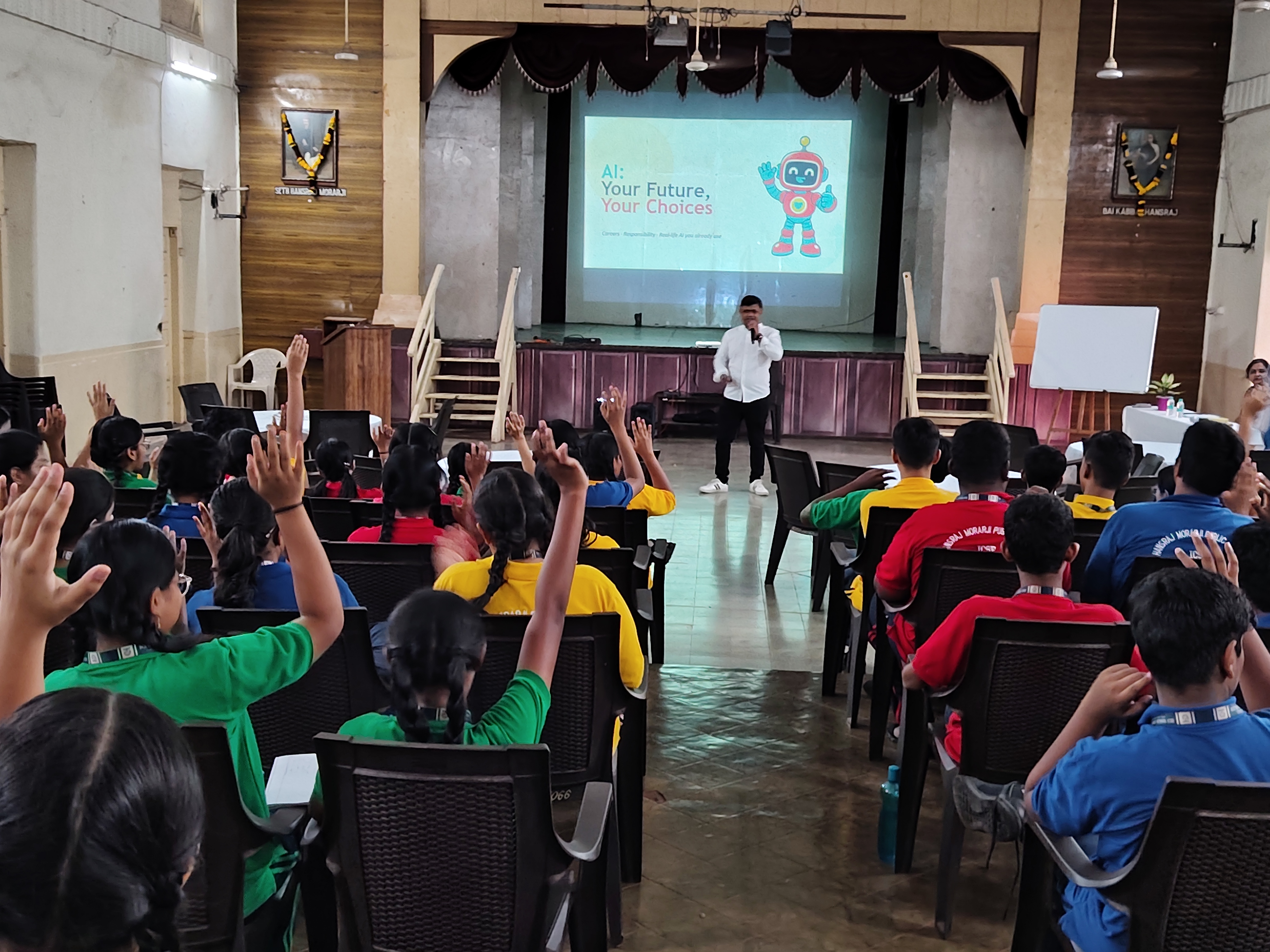Artificial Intelligence Workshop for Grades 8–10